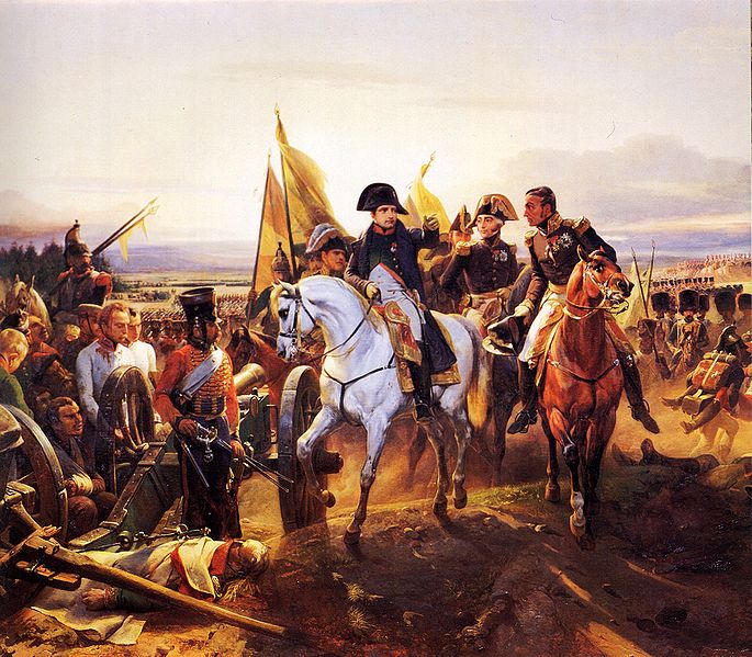 Орас Верне. Наполеон на поле битвы при Фридланде. 1836 