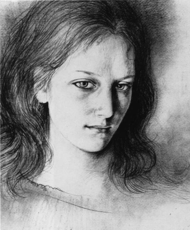 Konstantin Alexeyevich Vasilyev. Portrait of Sister Lyudmila. 1967