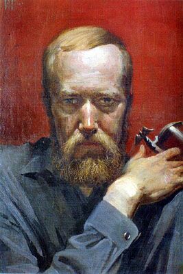 Konstantin Alexeyevich Vasilyev. Self-portrait. 1976