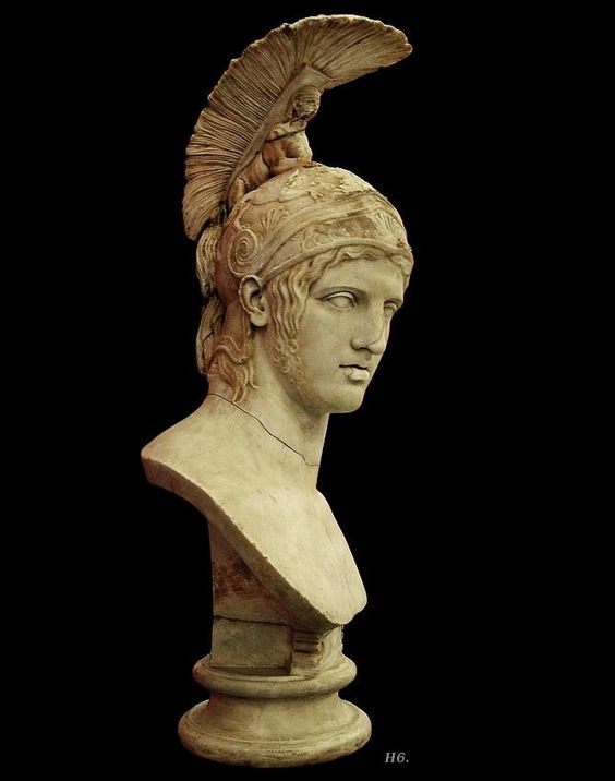 «Шуваловский бюст», Римская копия статуи Ареса, созданной Алкаменом около 420 г. до н.э. Государственный Эрмитаж 