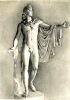 Джордж Ричмонд. Рисунок статуи Аполлона Бельведерского. 51,5 X 40 см. 1824