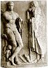 Древнегреческая скульптура. Поздняя классика. Погребальная стела юноши с реки Илисс. Около 330 года до н.э. 