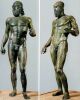 Две статуи воинов из Риаче. Бронза. Около 460-450 гг. до н.э. Реджо ди Калабрия, Национальный музей. 