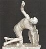 Скульптура периода эллинизма. Статуя раненого воина. I век. Мрамор. Высота - 148 см. Рим, Капитолийский музей