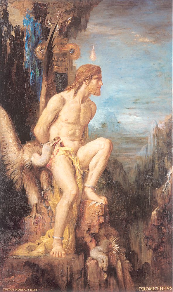 Гюстав Моро. Прометей. 1868. Париж. Musee Gustave Moreau