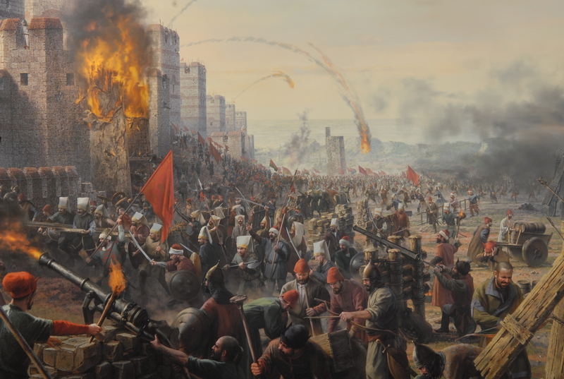 Армия Мехмеда II Завоевателя у стен Константинополя 