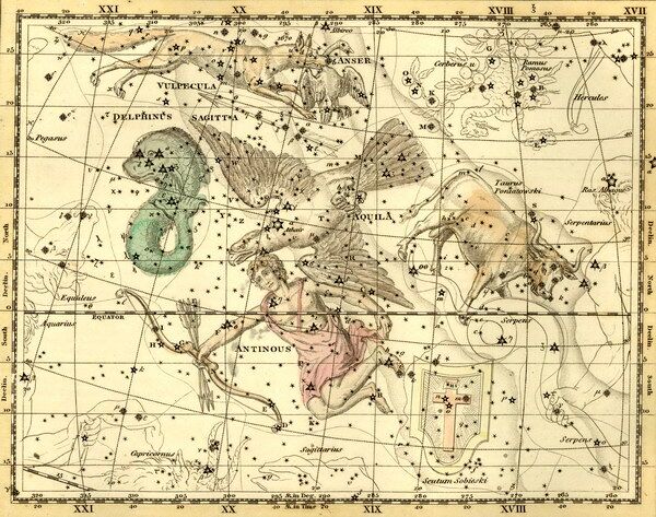    .     (Alexander Jamieson. A Celestial Atlas Comprising A Systematic Display of the Heavens). 1822 