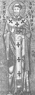 Мозаика. Святой Августин 
