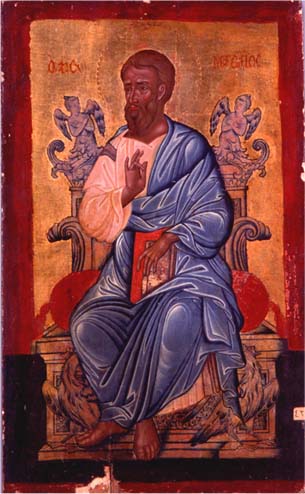 Апостол Матфей. Коптская икона. 18 век. Египет. Коптский музей 