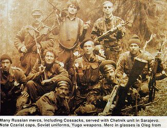 Казаки во время боснийской войны