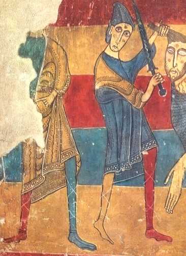 Победа Давида над Голиафом. Испания. 12 век 