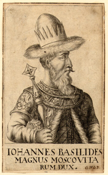 Иван Грозный. Европейская гравюра. 16 век 