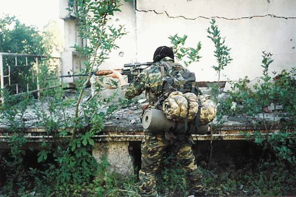 Снайпер спецназа ГРУ. Чечня