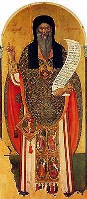 Греческая икона святого Иоанна Дамаскина