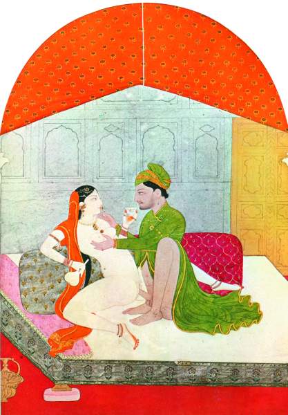 Тантрический половой акт. Индийский раджа и его жена.