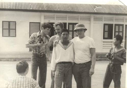 Офицеры 304-го ОДРАП в Вьетнаме, 1970-е годы. 