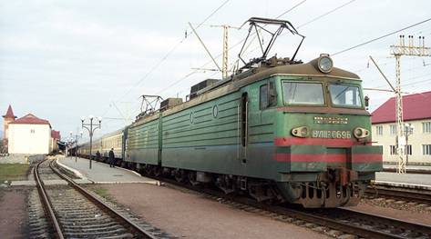 Московский поезд на первой польской станции Тересполь. По материалам Интернета.