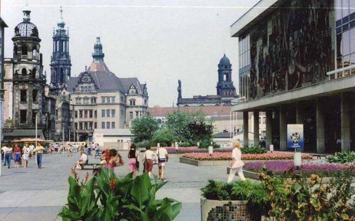 Дрезден, ГДР, 1980-е годы. По материалам Интернета. 