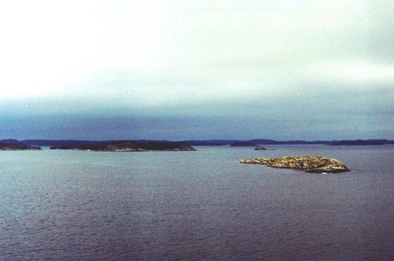 Берега Швеции. 1993 год. Фото автора. 