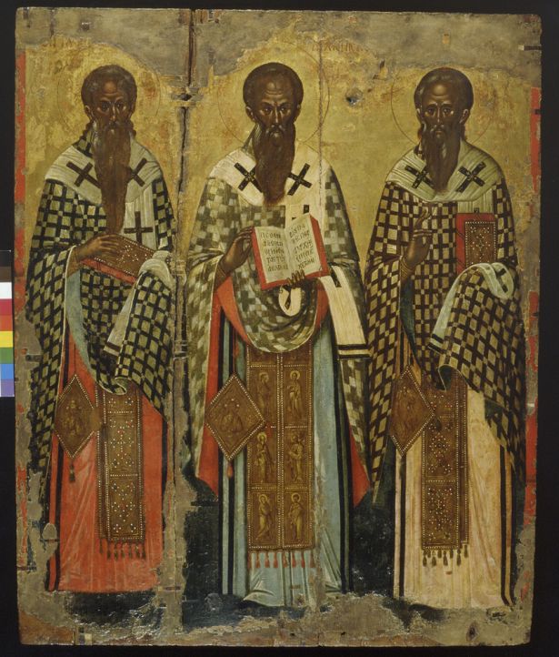 Michael Damaskinos. Three Hierarchs. Athens, Byzantine and Christian Museum