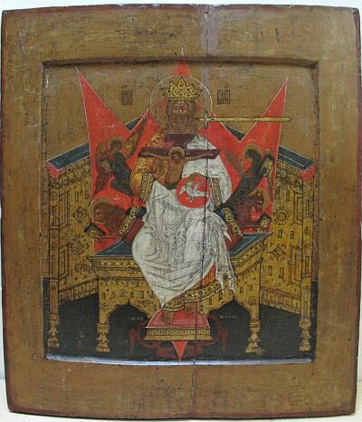 Only-begotten Son and Word of God. Russian icon. Church-Archaeological Cabinet of Moscow Theological Academy.