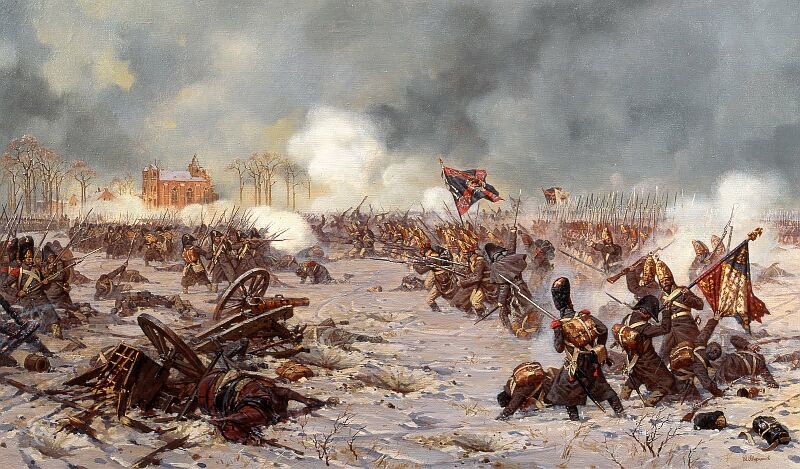 Alexander Averyanov. Battle of Preussisch-Eylau