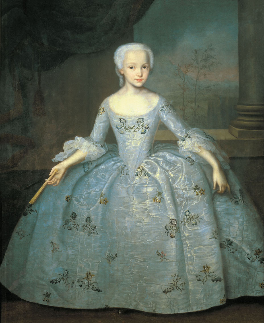 Ivan Yakovlevich Vishnyakov. Portrait of Sarah Eleanore Fairmore. Russin Museum. c 1749