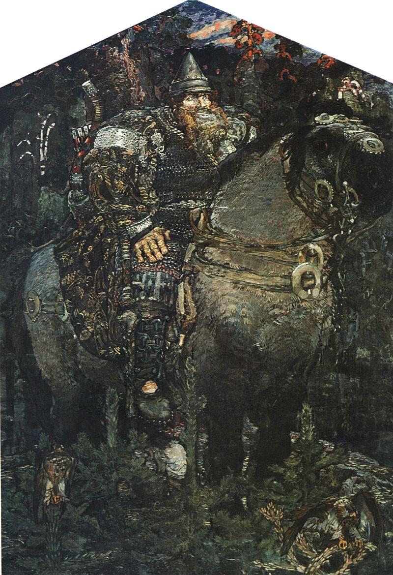 Mihail Aleksandrovich Vrubel. Bogatyr. 1898. Russian Museum