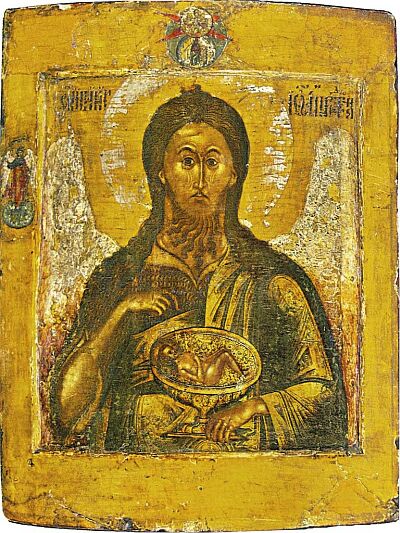 Feodor Evtihievich Zubov. The icon of John the Baptist from Antoniev-Siysky Monastery near Holmogory. Middle XVII century 