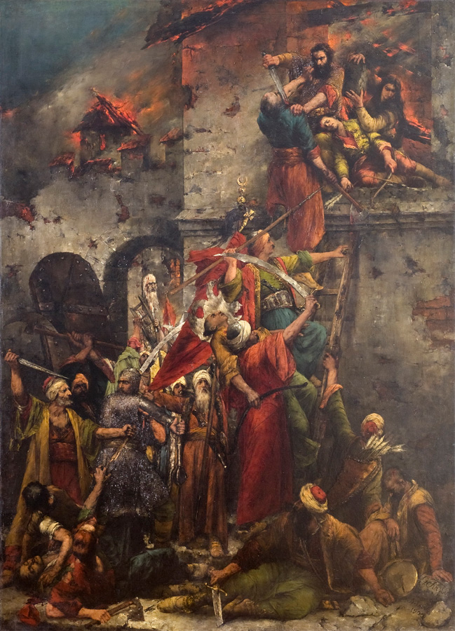 Djordje Krstic. Fall of Stalac. 1883. Belgrade, National Museum