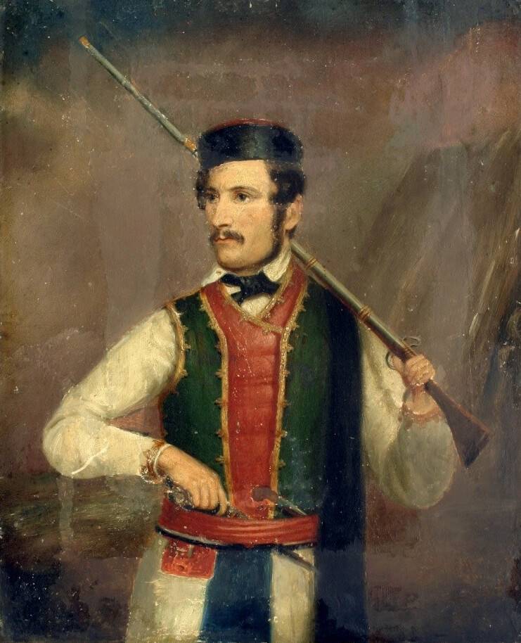 Adam Stefanovic. The Last Montenegrin Gubernadur Vukolaj Radonjic. From the private collection of J. Vujic, the National Museum in Belgrade. 