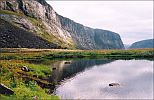 Неглубокое озерко в долине реки Чинглусуай. Фото Ольги Степановой. Август 2004