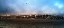 Кольский залив апрельским утром. Фото Георгия Александровича Долюка. 