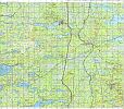 Топографические карты Генштаба / Карты листа Q-36 (Кольский полуостров и Северная Карелия) / Карты масштаба 1:50000 (полукилометровки, пятисотметровки, пятисотки). Лист Q-36-54 В,Г. Тэдино