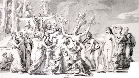 varvar.ru: Никола Пуссен. Царство Флоры. Около 1631-1632 гг. Дрезден,  Картинная галерея
