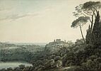 Джон Роберт Козенс. Озеро Неми. 1783/1788. Лондон. Галерея Тате