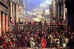 Паоло Веронезе. Брак в Кане Галилейской. Картина написана в 1562-1563 гг. для трапезной монастыря Сан-Джорджо Маджоре, Венеция. С 1798 - в Лувре 