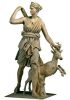 Артемида с ланью. Римская мраморная копия с оригинала Леохара. Лувр 