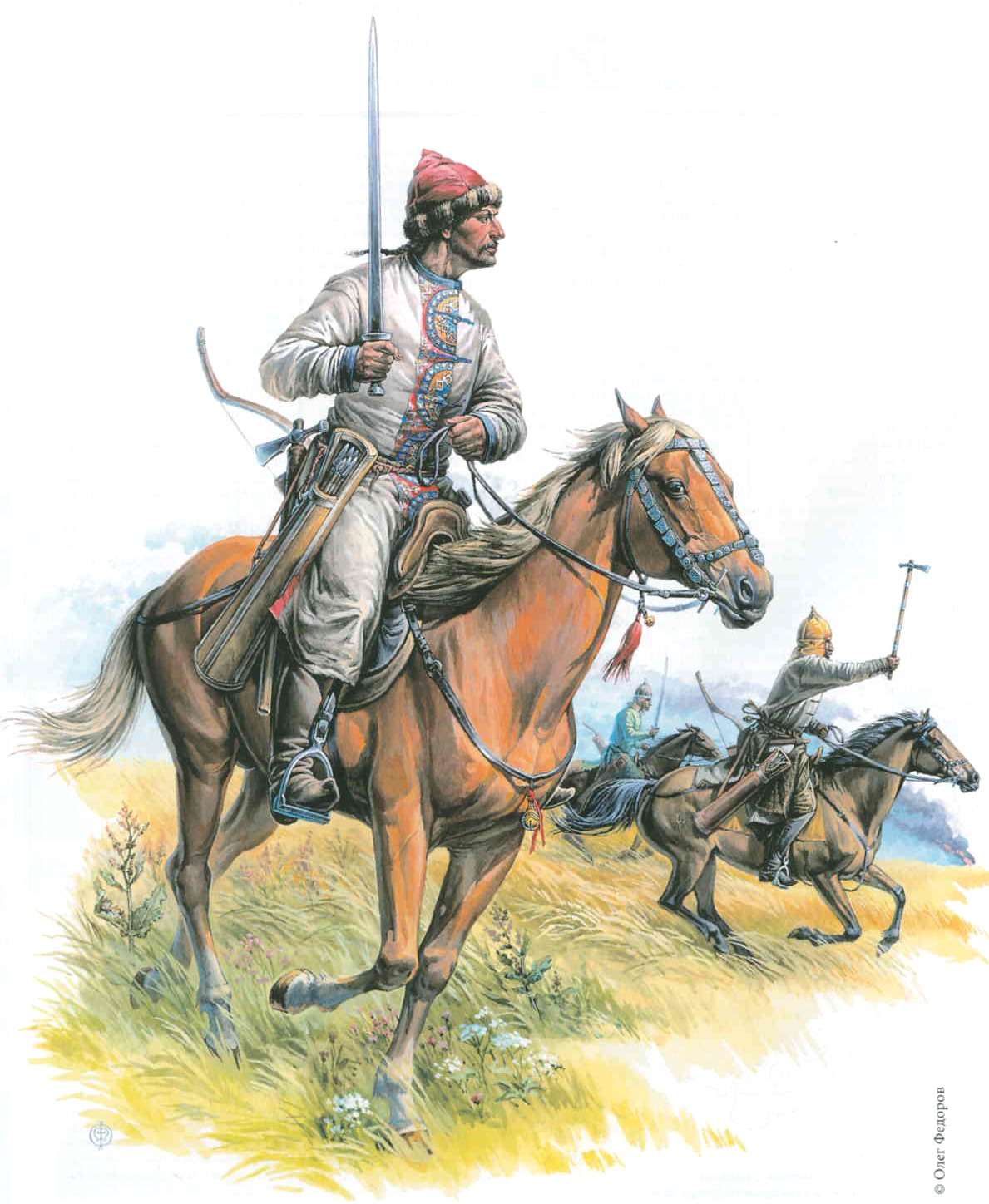 10 век военные. Хазарский каганат воин.