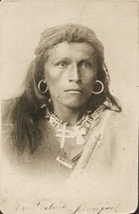 John N. Choate (фотограф). Том Торлино, индеец навахо. Фото 1879 
