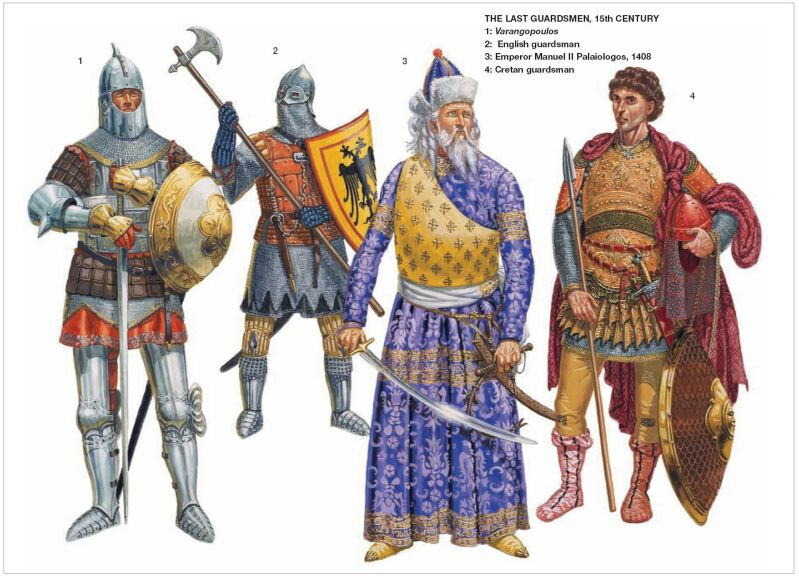 Гвардейцы императора Мануила II. 1408. 