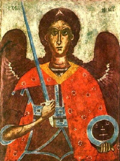 Archangel Michael. Bulgarian icon. XVI century