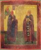 Икона преподобных Трифона Печенгского и Варлаама Керетского из Свято-Никольской церкви в селе Ковда